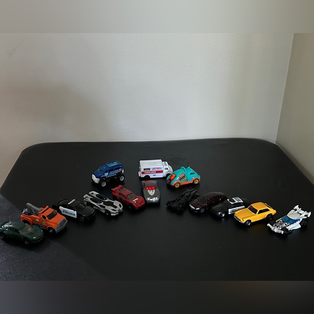 Assorted Die-Cast Toy Cars Set